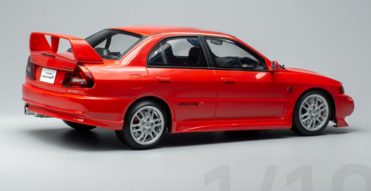 1/18 POPRACE MITSUBISHI EVOLUTION 4 RED Resin Car Model