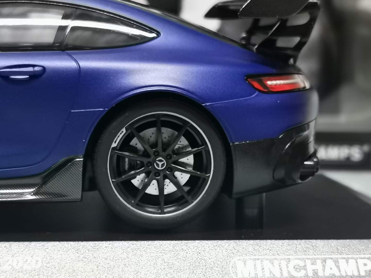 1/18 Minichamps 2020 Mercedes-Benz AMG GT Black Series (Matte Blue) Diecast Car Model