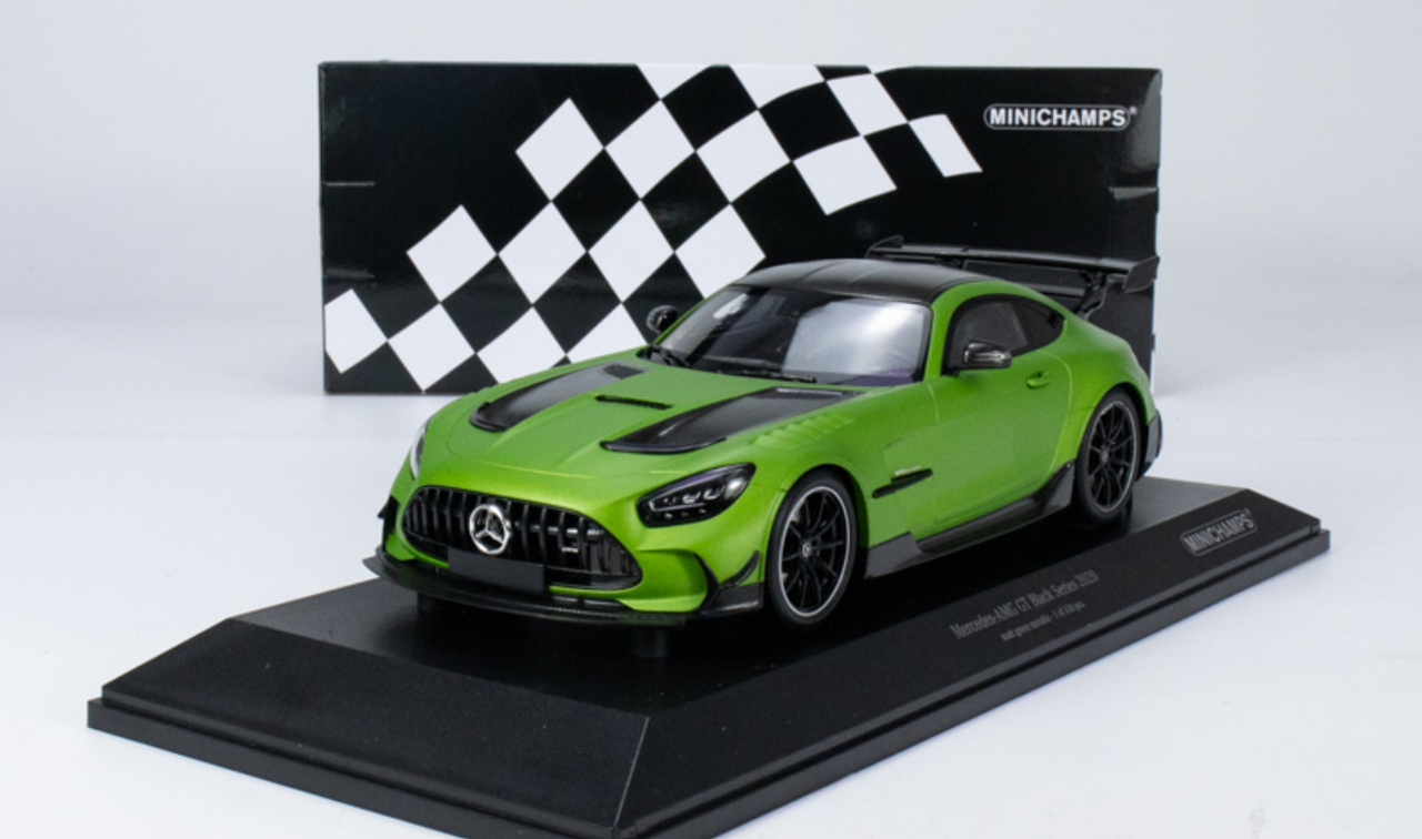 1/18 Minichamps 2020 Mercedes-Benz AMG GT Black Series (Dull Green Metallic) Diecast Car Model