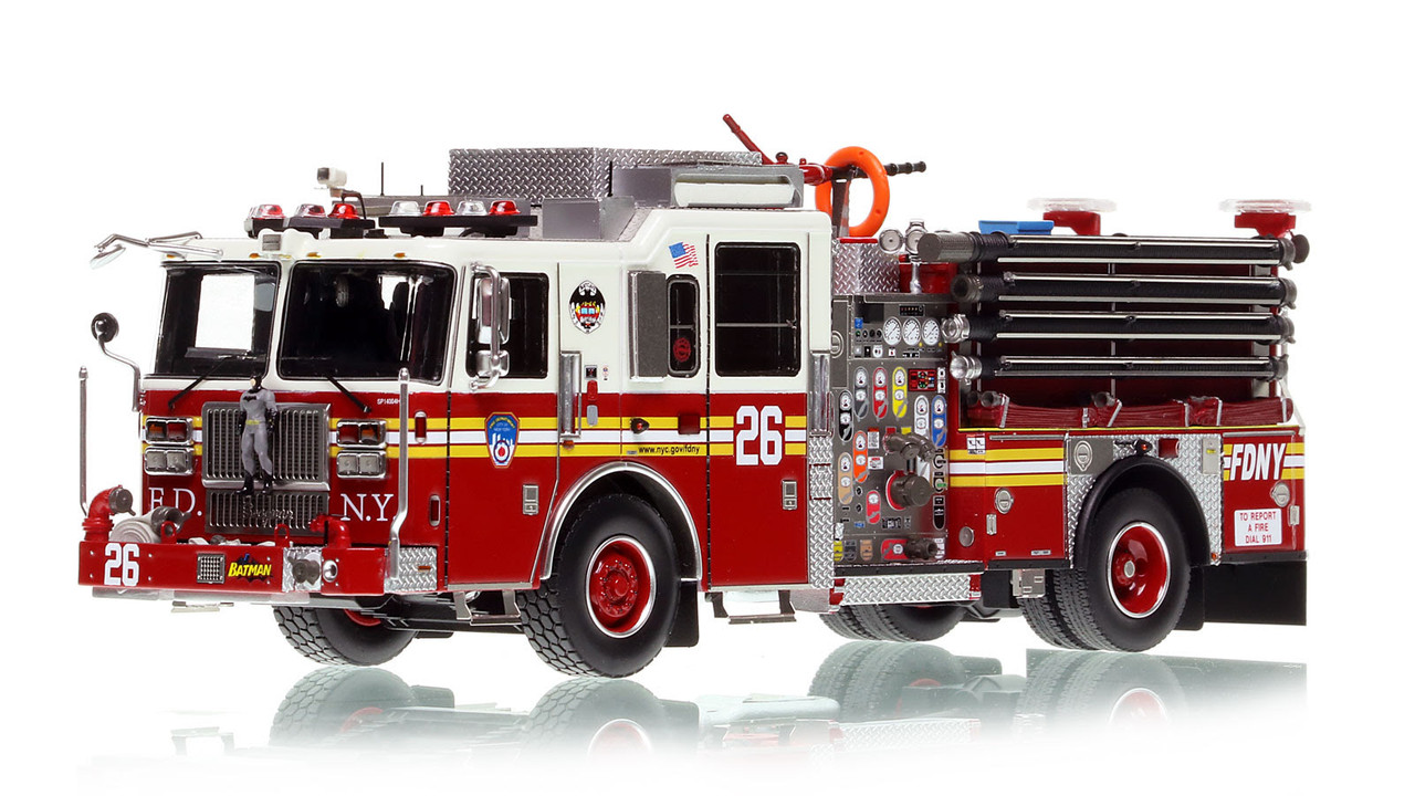 1/50 NZG FDNY 2014 Seagrave Attacker HD High Pressure Engine 26 Manhattan Limited 75 Pieces