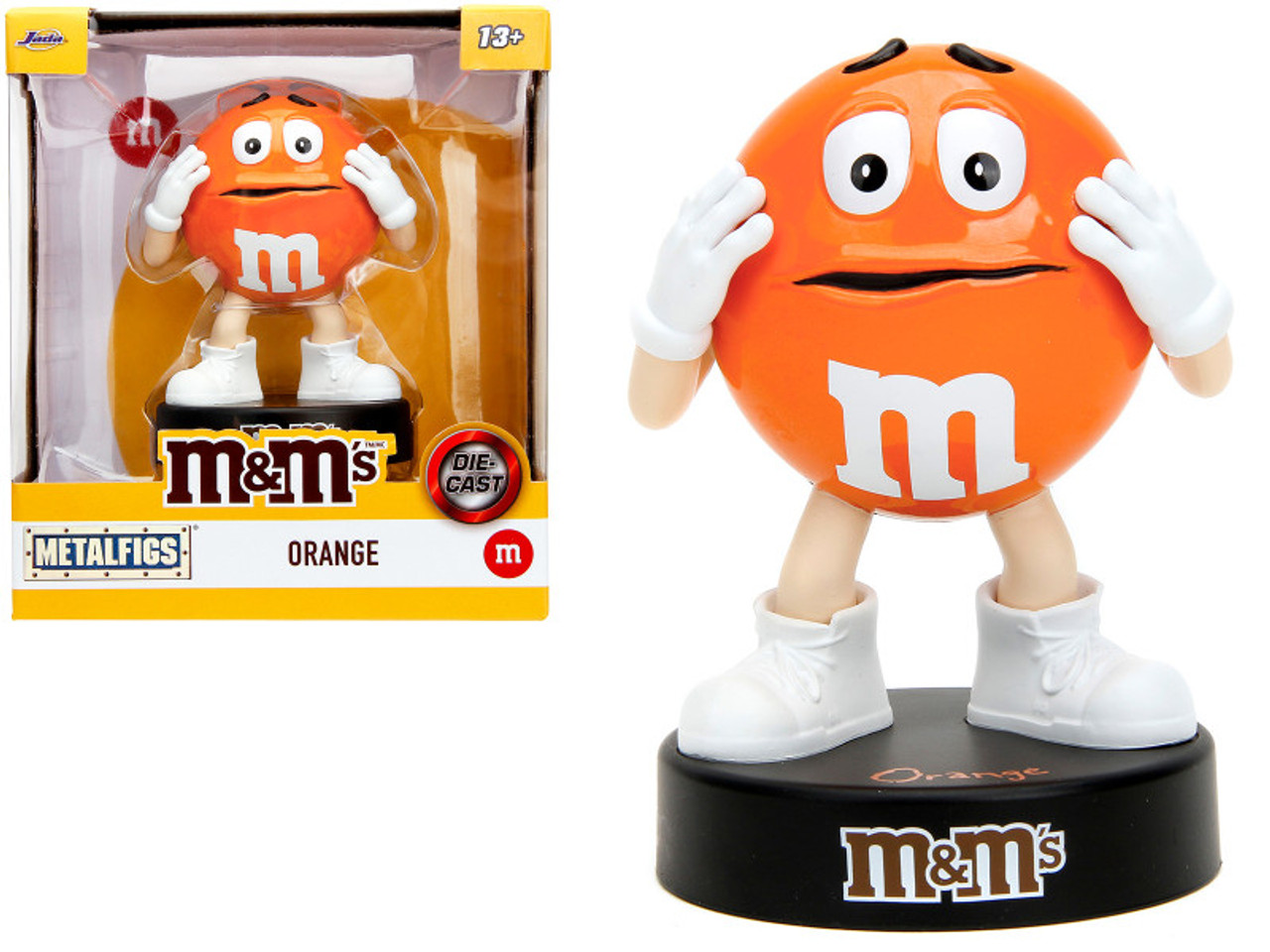 Orange M&M's 4" Diecast Figurine "Metalfigs" Series by Jada