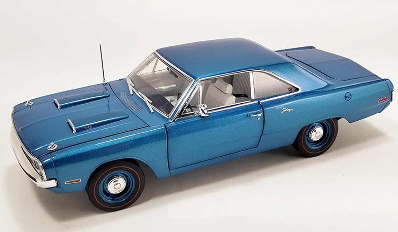 1/18 ACME 1970 Dodge Dart Swinger B7 Blue Diecast Car Model