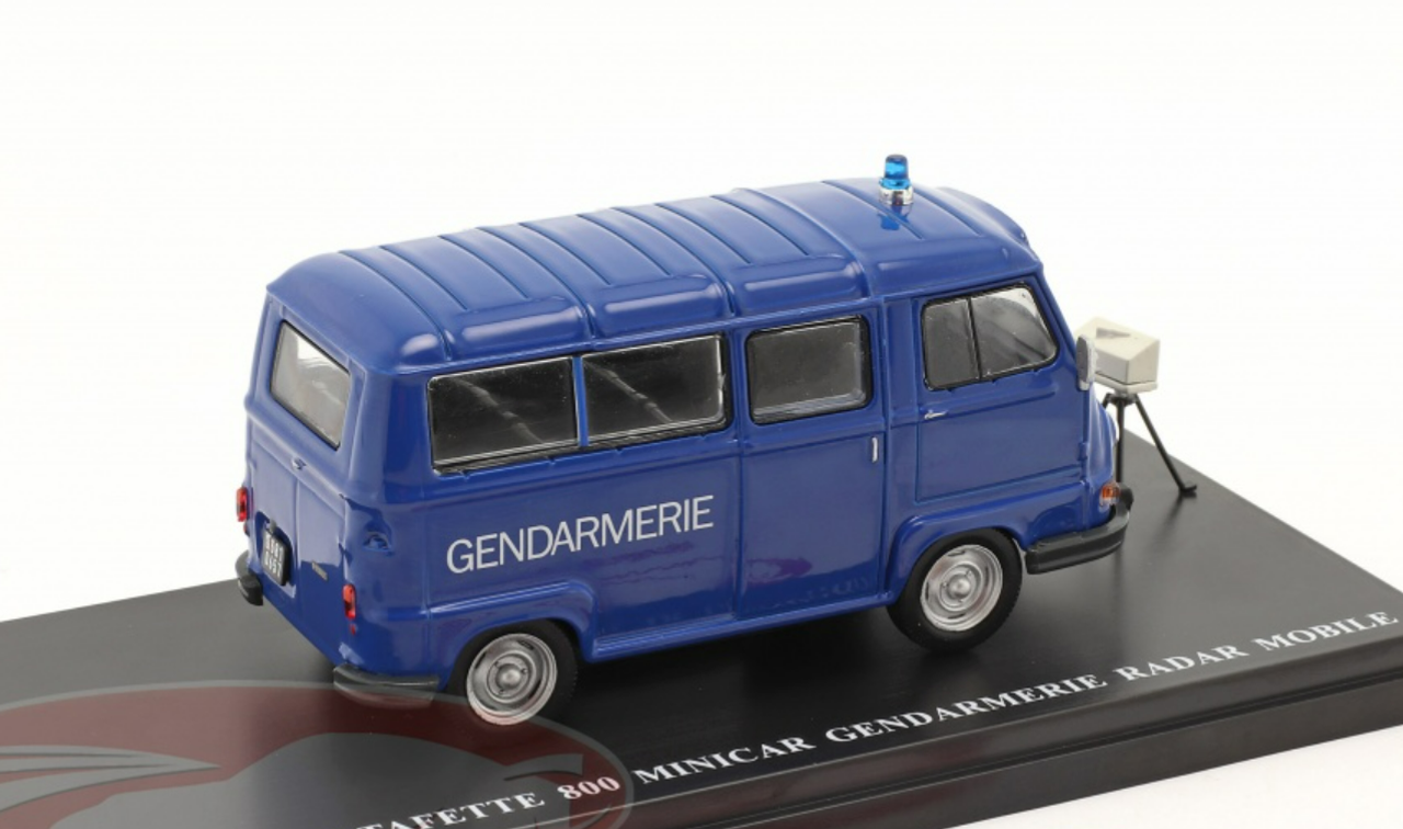 1/43 Hachette 1978 Renault Estafette 800 Gendarmerie Mobile Radar Car Model