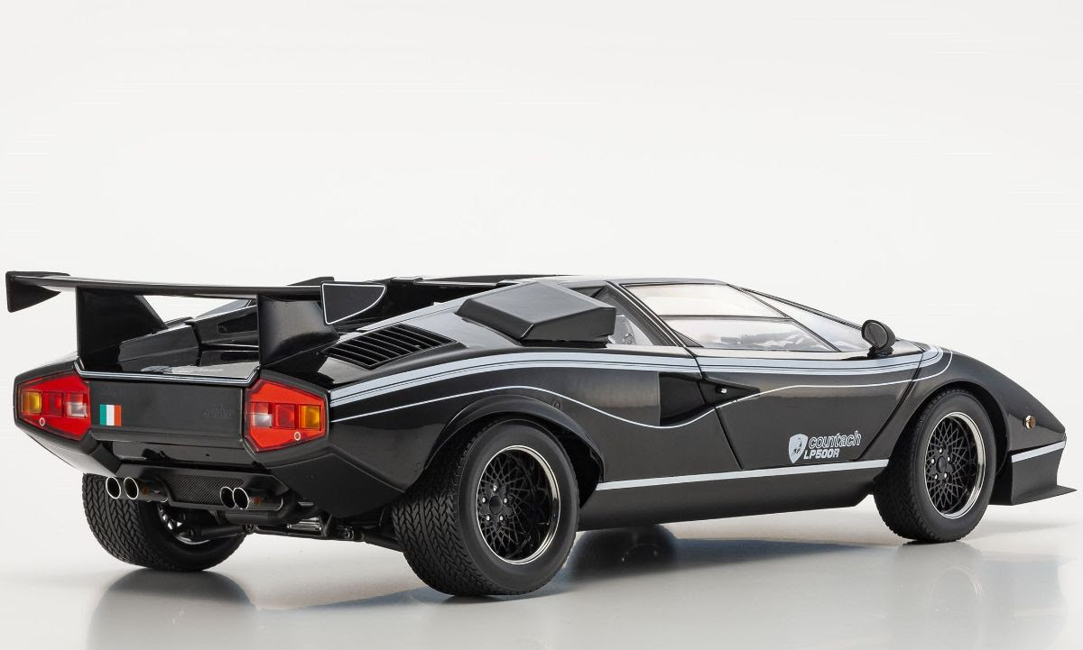 1/12 Kyosho 1982 Lamborghini Countach LP500R (Black) Diecast Car
