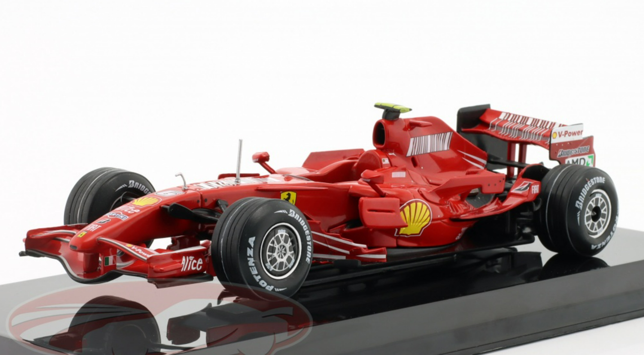 1/24 Premium Collectibles 2007 Formula 1 Kimi Räikkönen Ferrari F2007 #6  Formula 1 World Champion Winner Brazilian GP Car Model