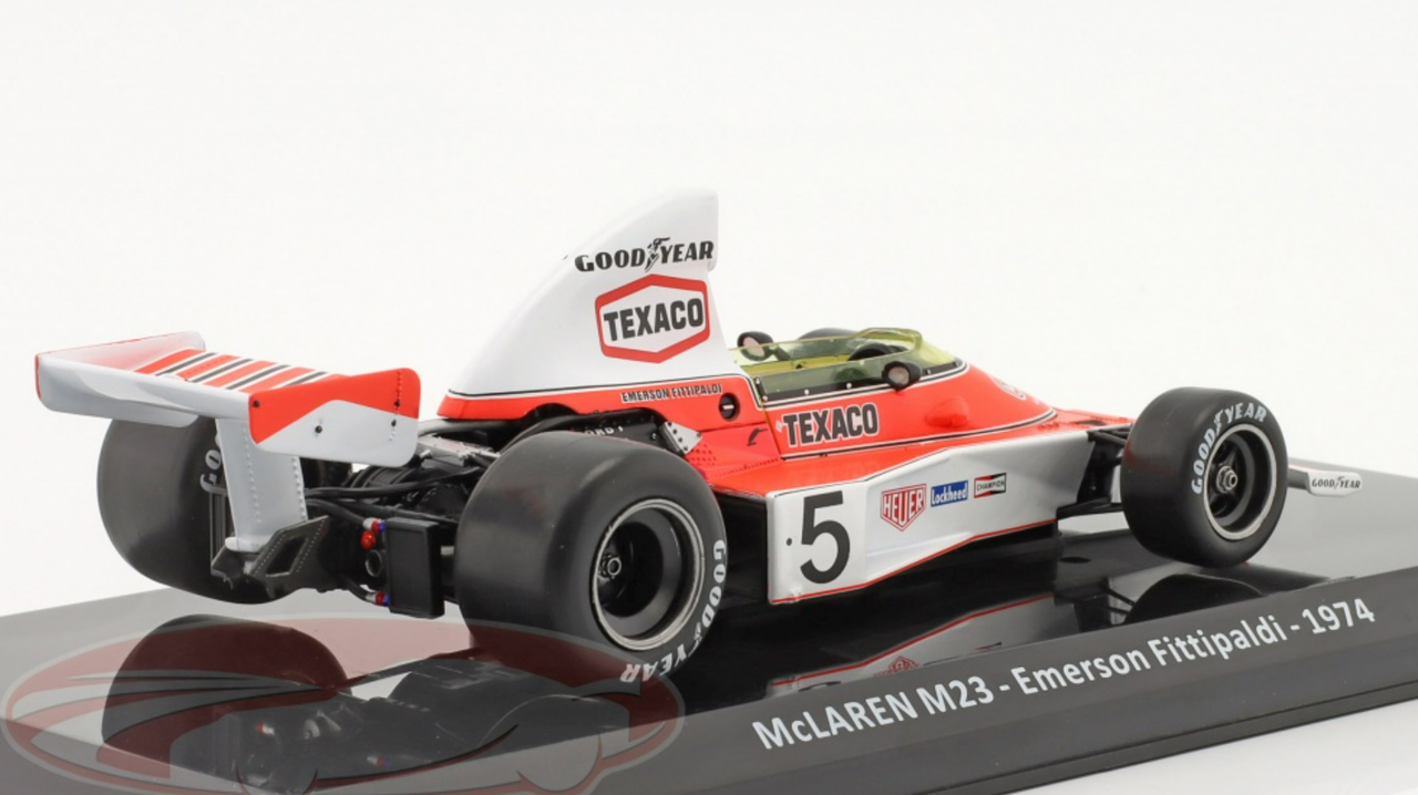 1/24 Premium Collectibles 1974 Formula 1 Emerson Fittipaldi McLaren M23 #5 Formula 1 World Champion Car Model