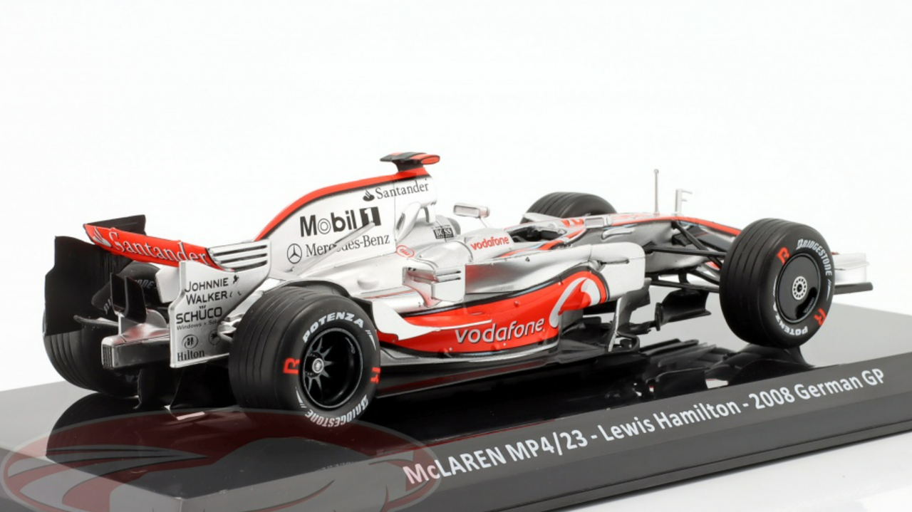 1/24 Premium Collectibles 2008 Formula 1 Lewis Hamilton McLaren MP4/23 #22  Formula 1 World Champion Car Model