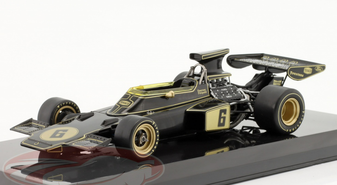 1/24 Premium Collectibles 1972 Formula 1 Emerson Fittipaldi Lotus 72D #6 Formula 1 World Champion Car Model