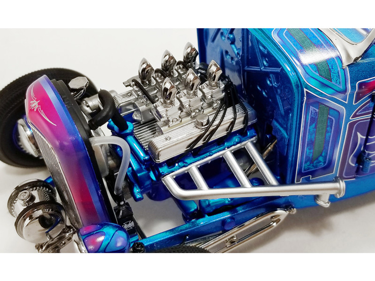 “HOT-ROD” ダイキャストACME フォード New Acme 1:18 Scale 1932 Ford Blown Hot Rod Roadster w/ Rat