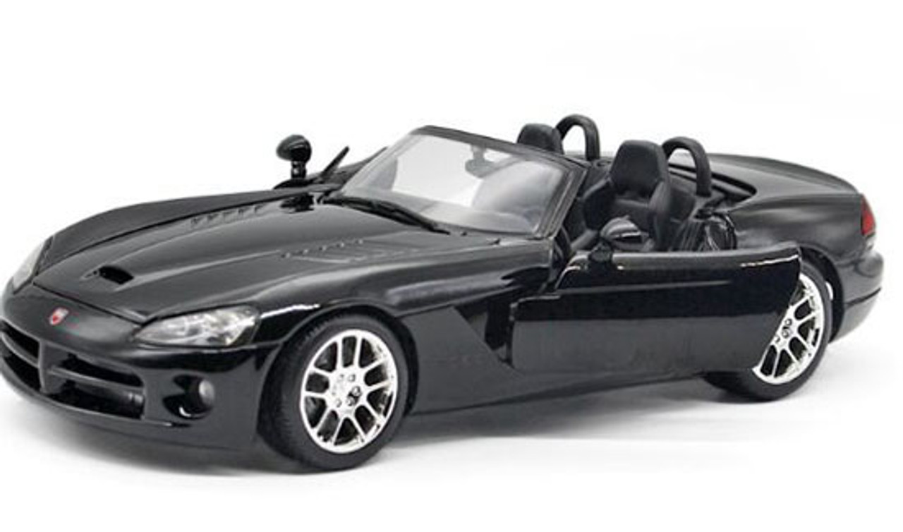 1/18 Maisto 2003 Dodge Viper SRT-10 Roadster (Black) Diecast Car Model