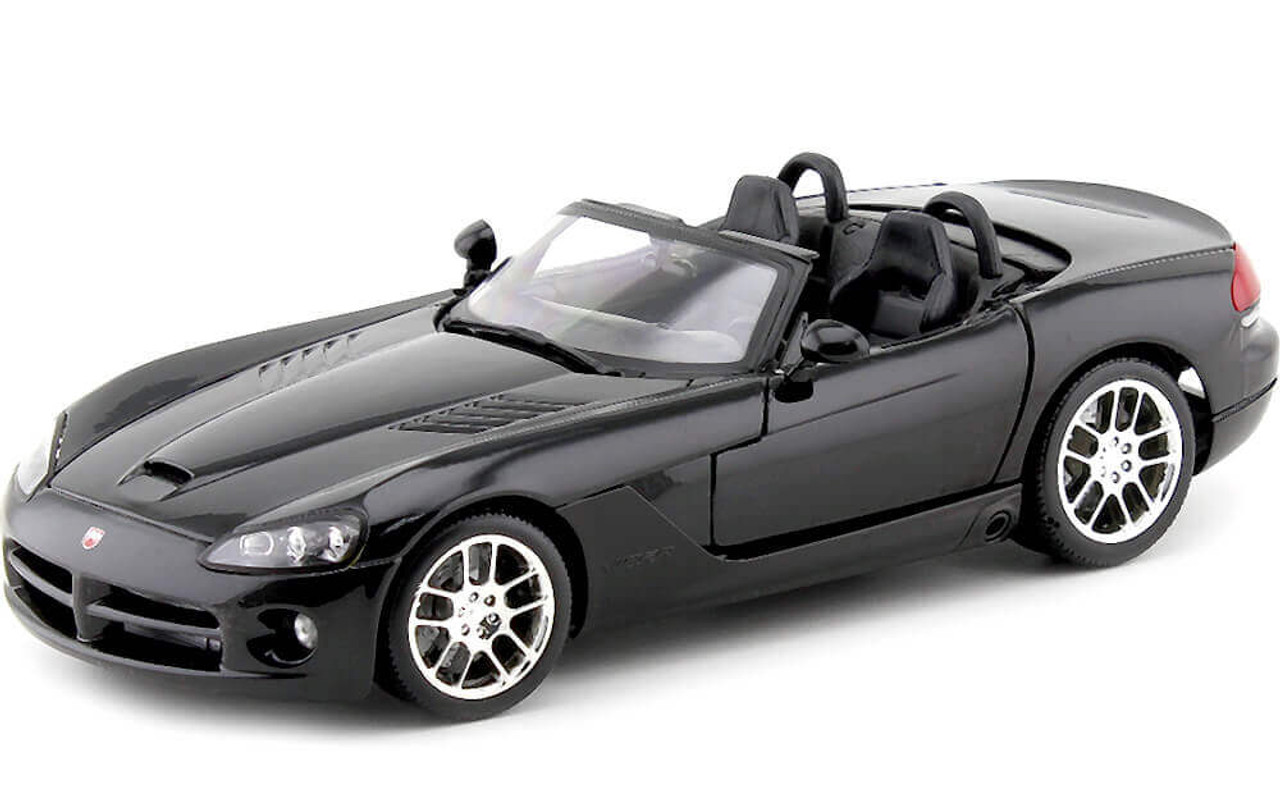 1/18 Maisto 2003 Dodge Viper SRT-10 Roadster (Black) Diecast Car Model