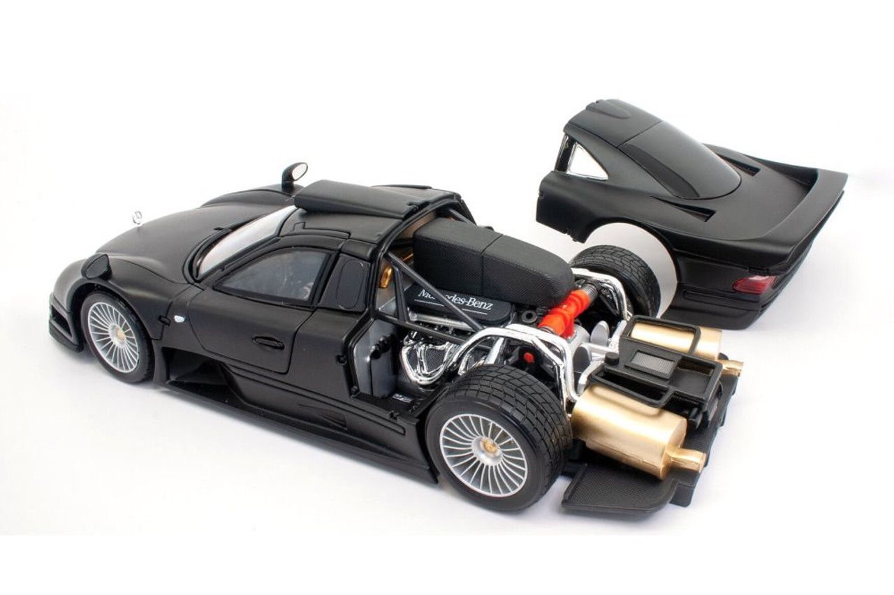 1/18 Maisto Mercedes-Benz CLK GTR Street Version (Black) Diecast Car Model