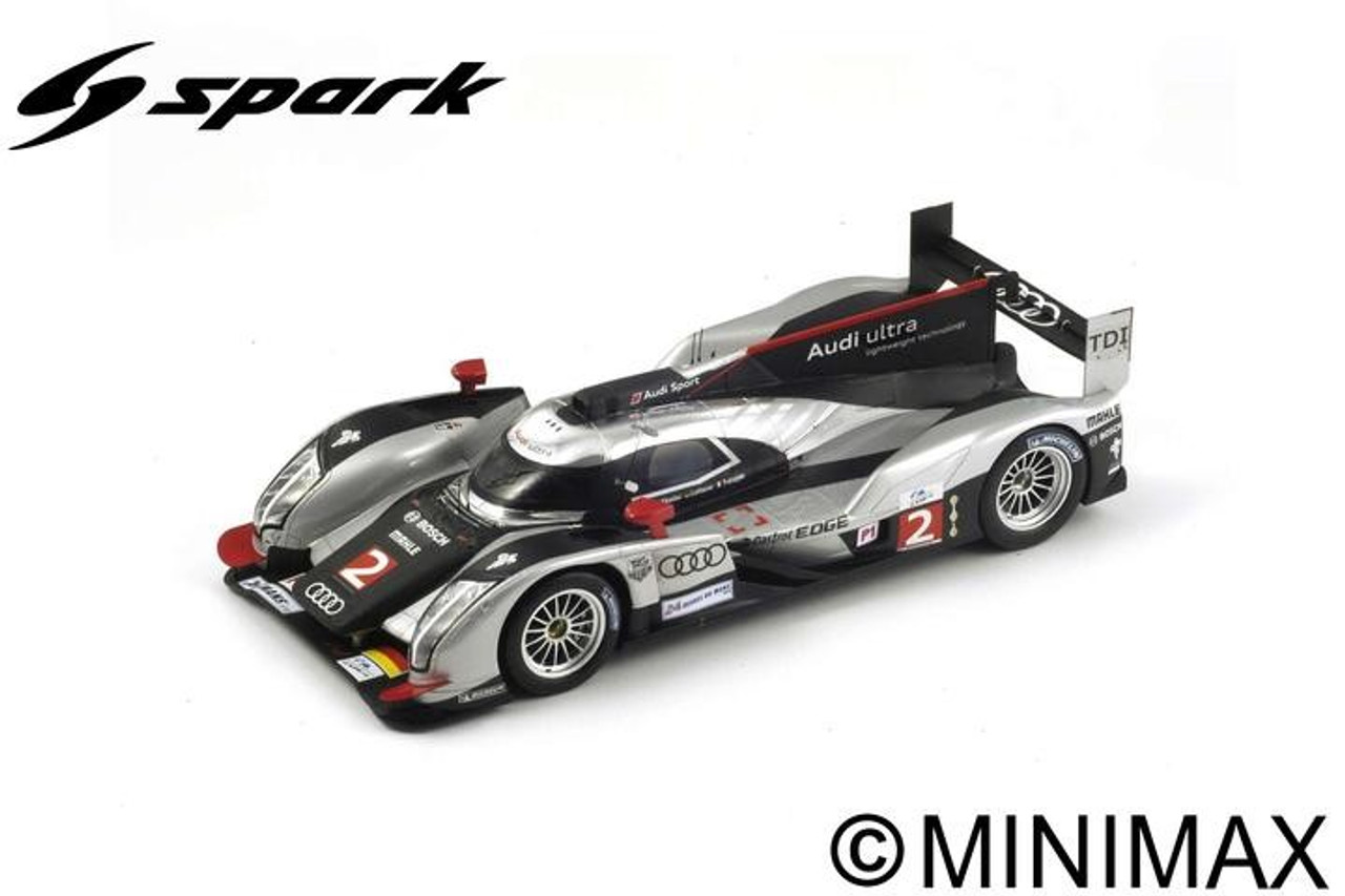 SALE格安1/18 SPARK AUDI TDI #2 Winner Le Mans 2011 レーシングカー