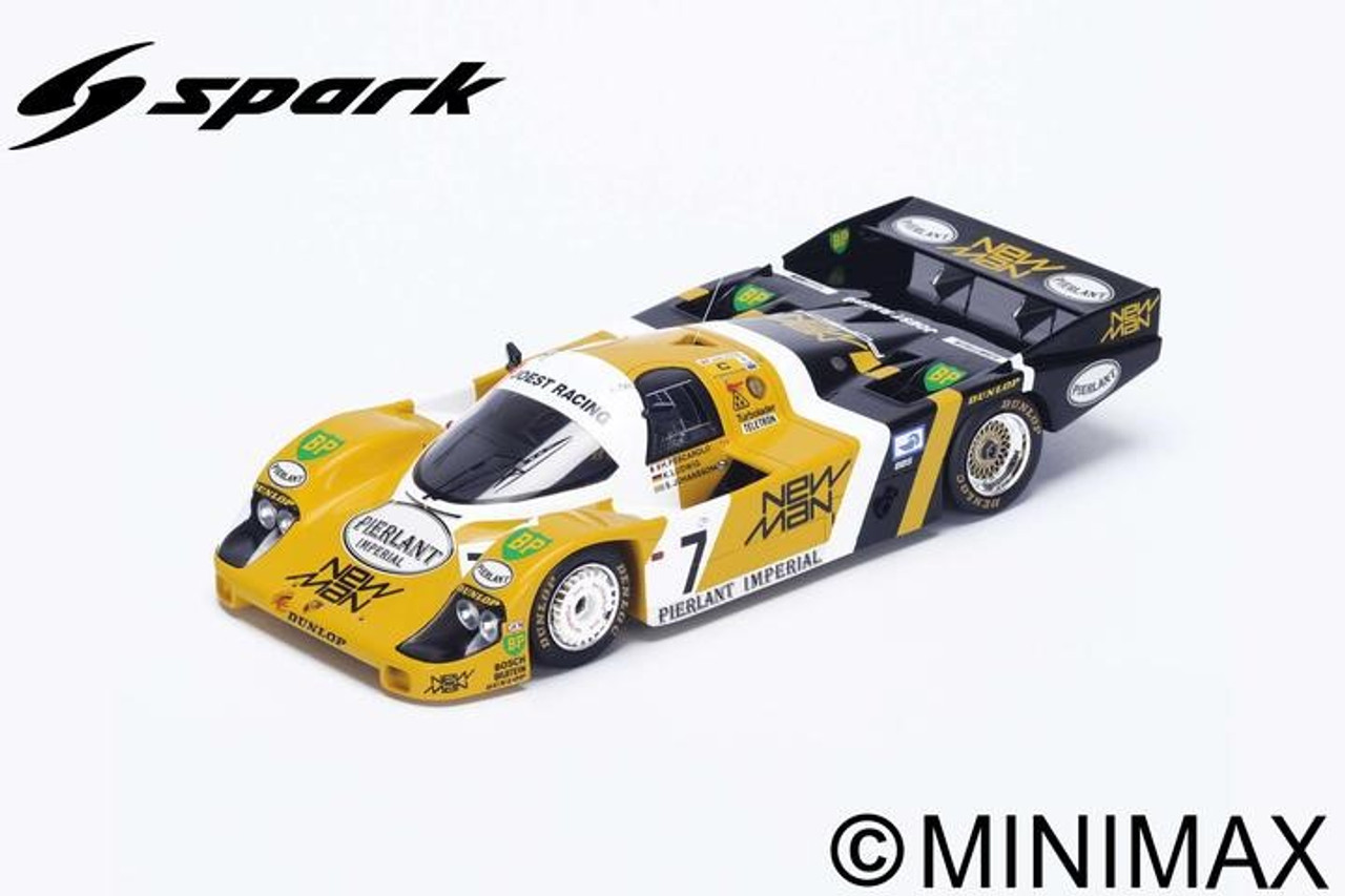 1/18 Spark Porsche 956 No.7 Winner 24H Le Mans 1984 H. Pescarolo - K. Ludwig Resin Car Model