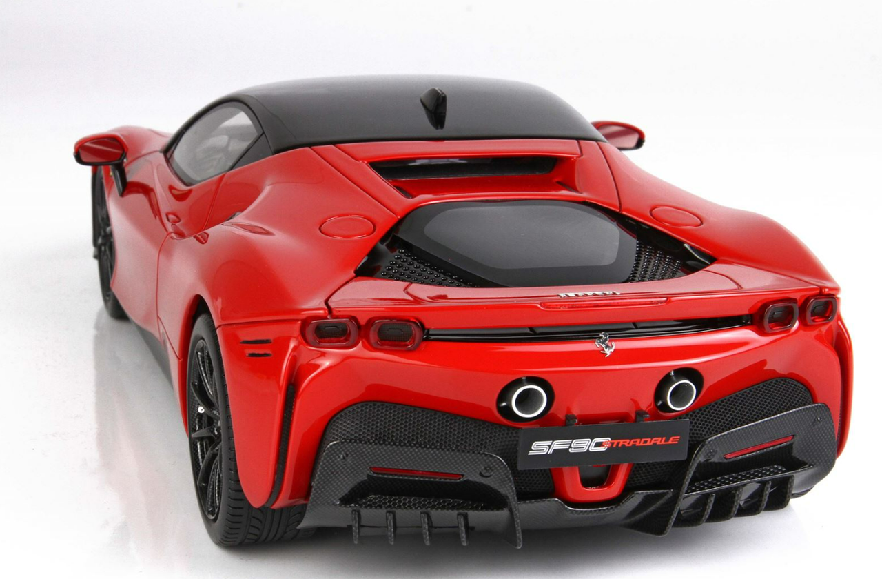 1/18 BBR Ferrari SF90 Stradale (Rosso Corsa 322 Red) Resin Car Model