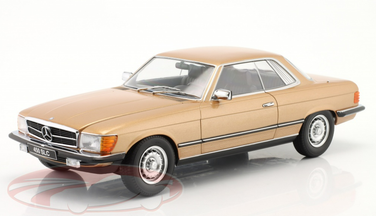 1/18 KK-Scale 1973 Mercedes-Benz 450 SLC (C107) (Gold Metallic) Car Model