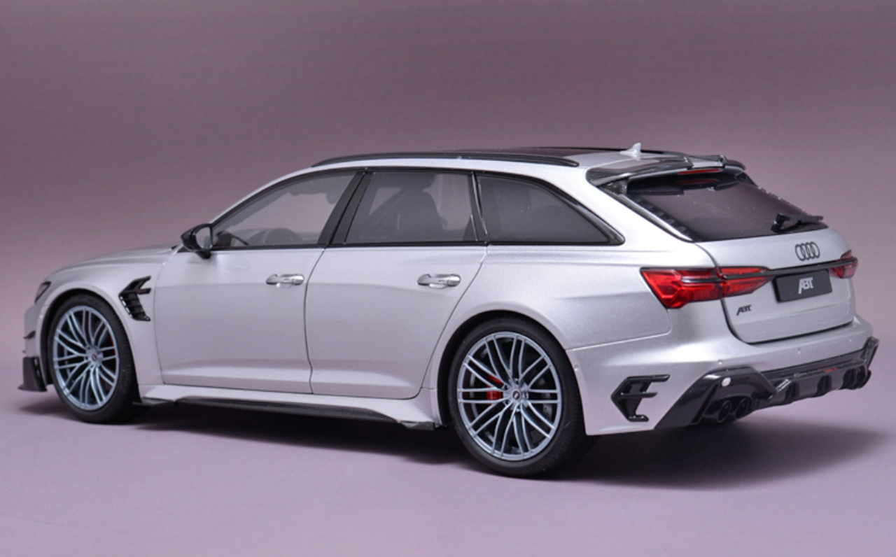 1/18 Polar Master Audi RS6 C8 ABT (Silver) Diecast Car Model