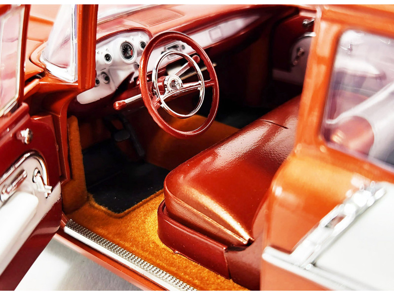 1/18 ACME 1957 Chevrolet 150 Custom Cruiser (Orange Red