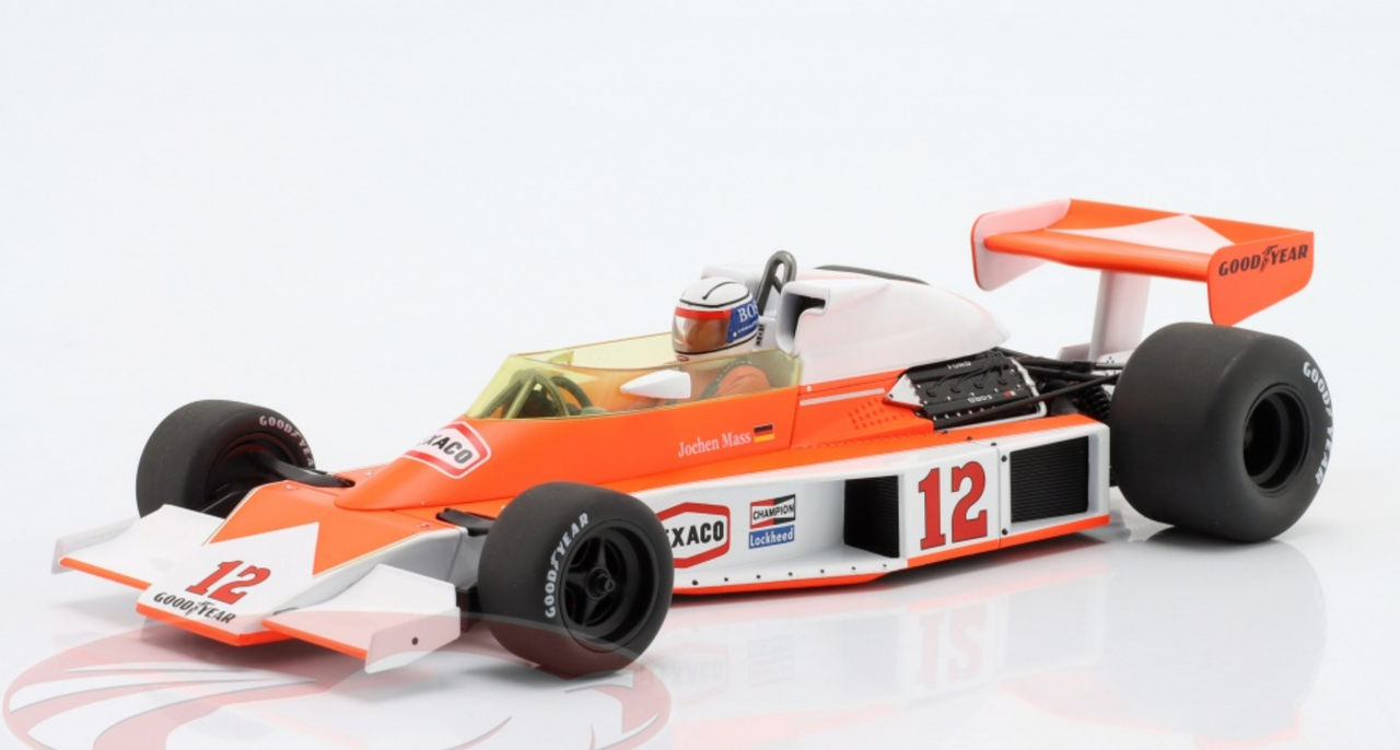 1/18 Modelcar Group 1976 Formula 1 Jochen Mass McLaren M23 #12 3rd German GP Car Model