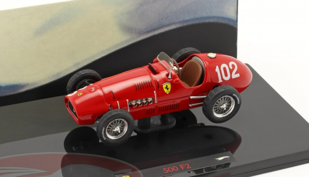 1/43 Hot Wheels Elite 1952 Formula 1 Alberto Ascari Ferrari 500 F2 #102 Formula 1 World Champion Car Model