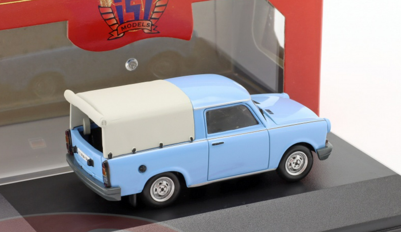 1/43 Ixo 1990 Trabant 1.1 pick-up with Tarpaulin (Blue) Car Model