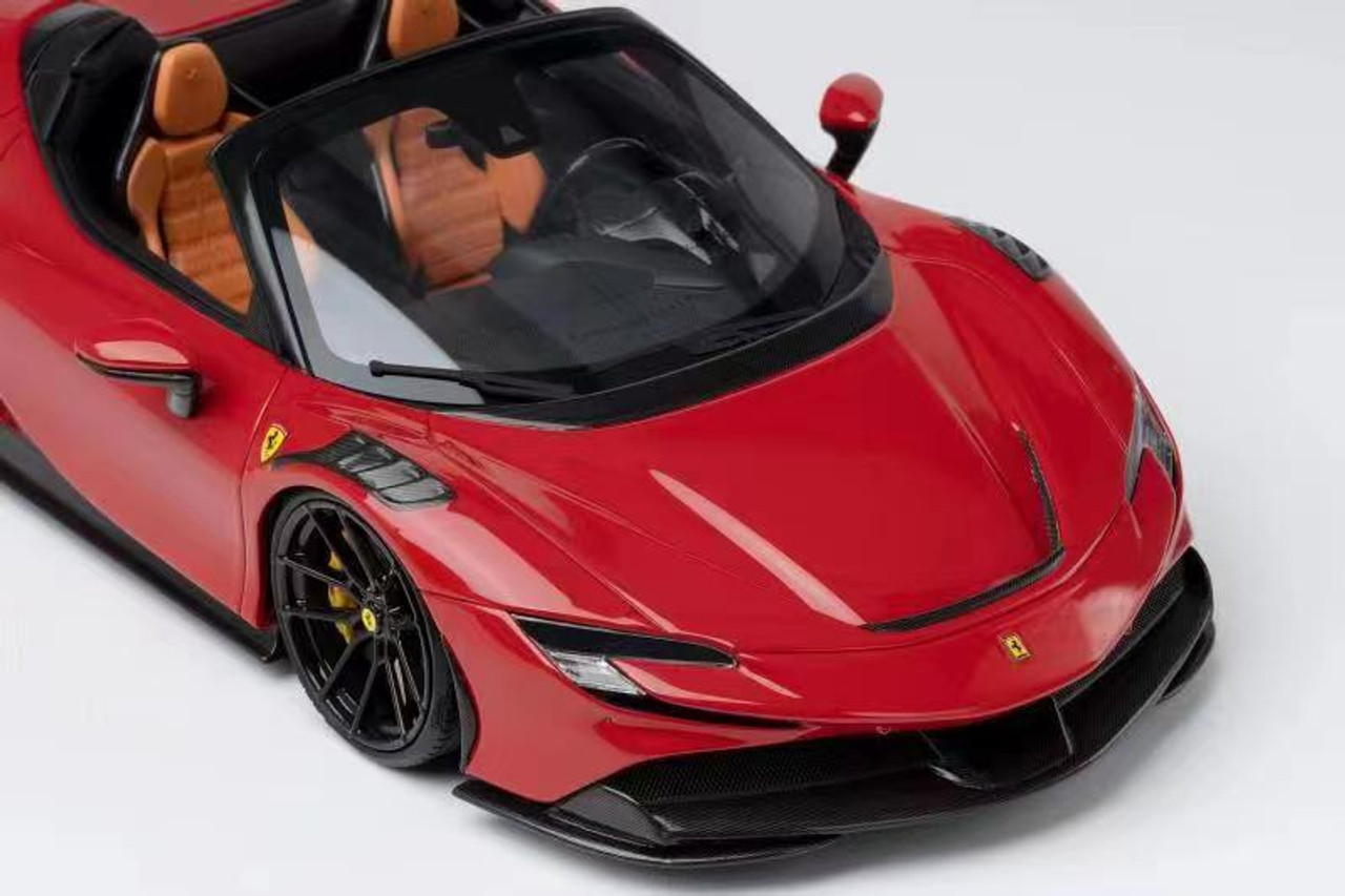 1/18 Runner Ferrari SF90 Spider Novitec (Red) Resin Car Model Limited 99  Pieces