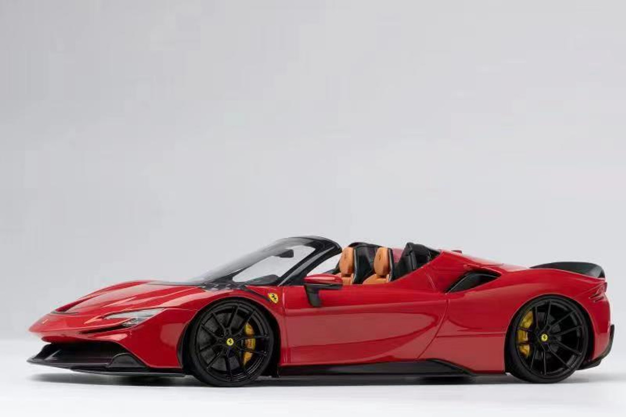 1/18 Runner Ferrari SF90 Spider Novitec (Red) Resin Car Model Limited 99 Pieces