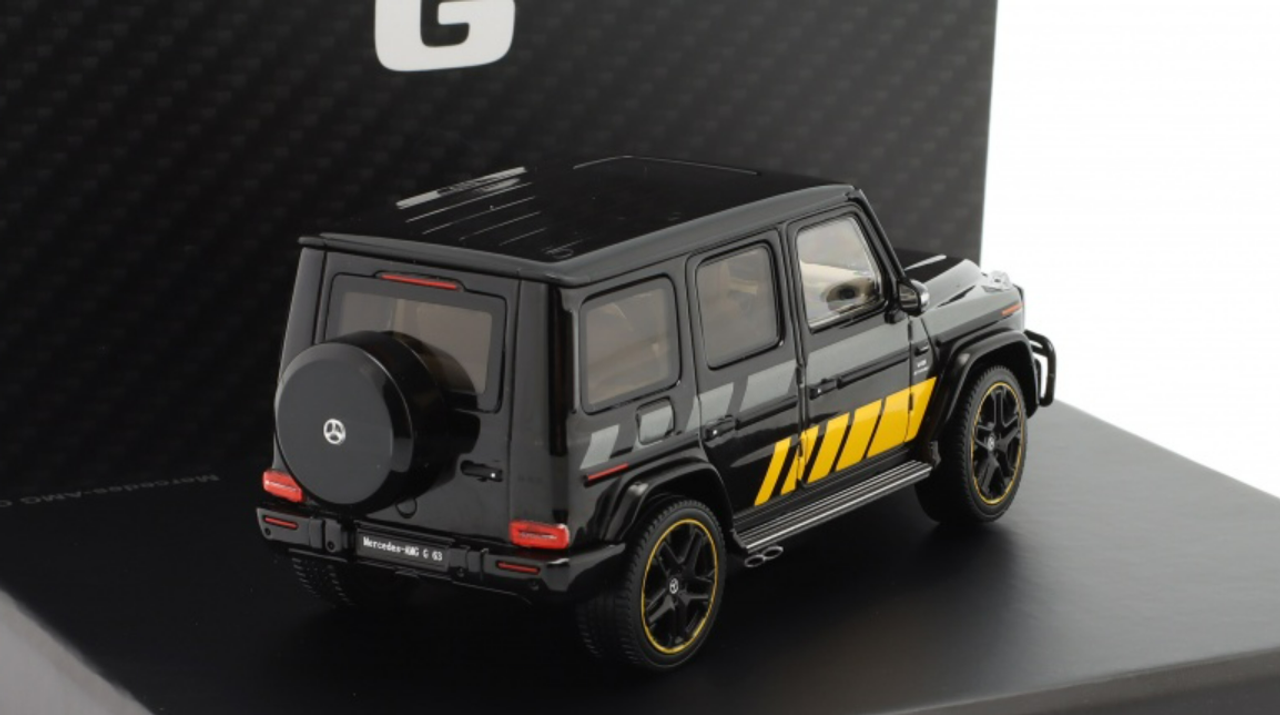 1/43 Almost Real 2020 Mercedes-Benz AMG G63 (W463) (Black Cigarette Edition) Car Model