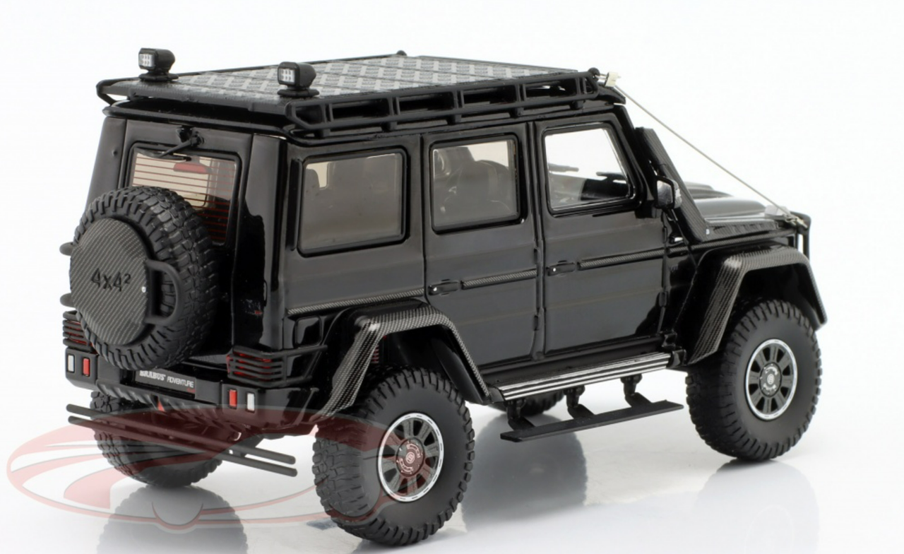 1/43 Almost Real 2017 Brabus 550 Adventure Mercedes-Benz G-Class (Obsisdian Black) Car Model