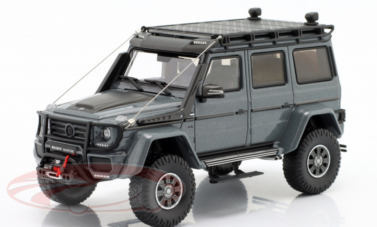 1/43 Almost Real 2017 Brabus 550 Adventure Mercedes-Benz G-Class (Blue-Grey Metallic) Car Model