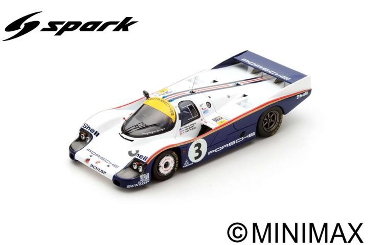 1/43 Spark Porsche 956 No.3 Winner 24H Le Mans 1983 A. Holbert - H. Haywood - V. Schuppan Car Model