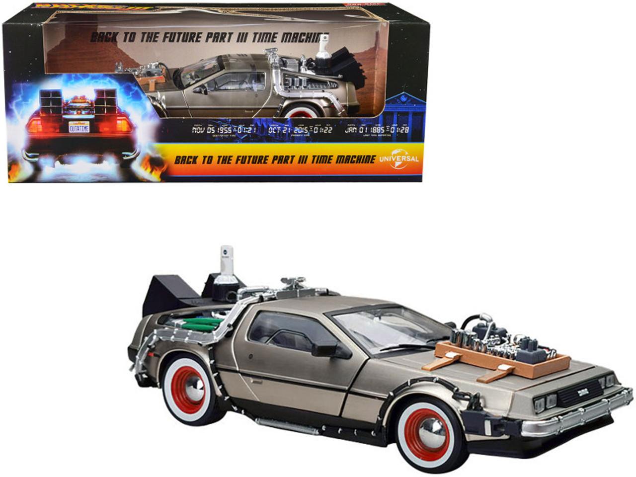 DMC DeLorean Time Machine Stainless Steel 