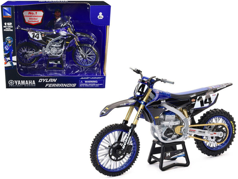 YUT。 Yamaha YZ450F Championship Edition Motorcycle #14 Dylan Ferrandis