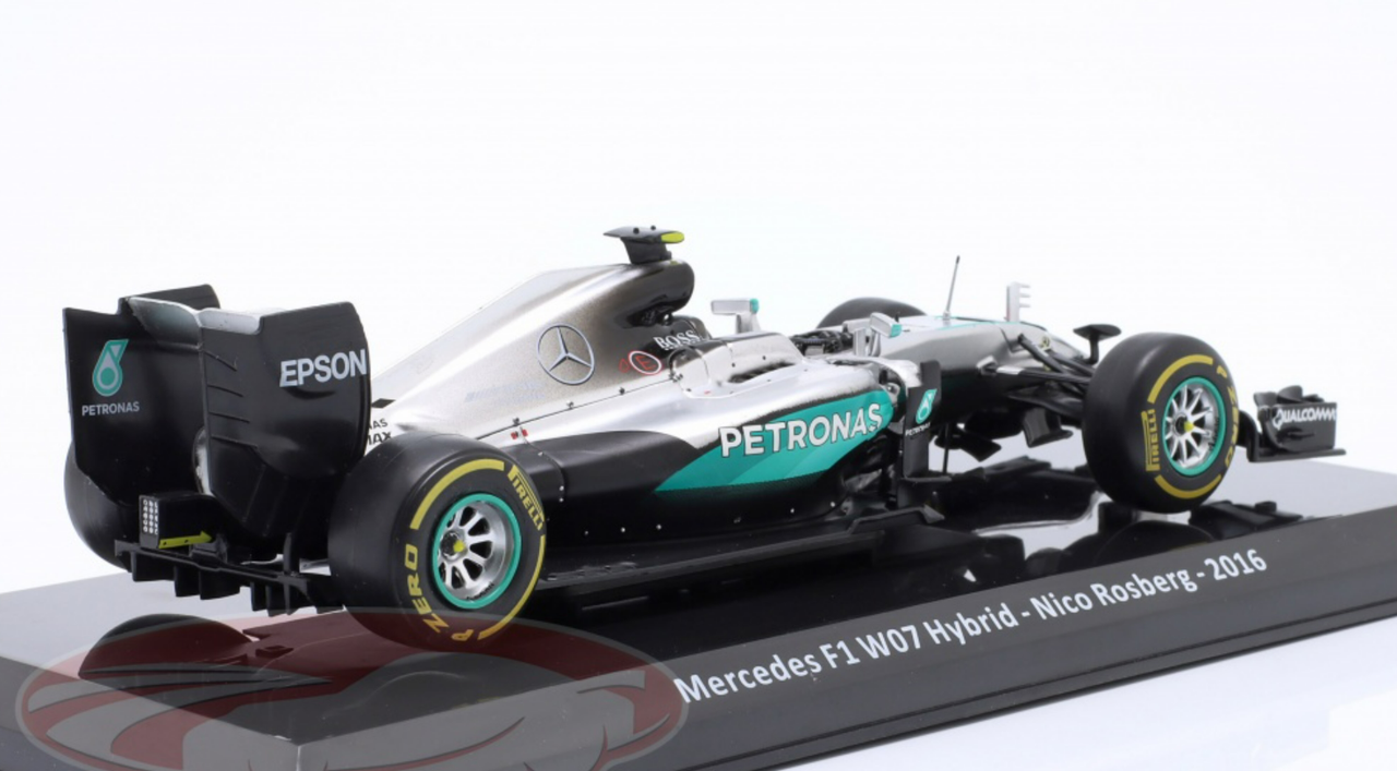 1/24 Premium Collectibles 2016 Formula 1 Nico Rosberg Mercedes F1 W07 #6 World Champion Formula 1 Car Model