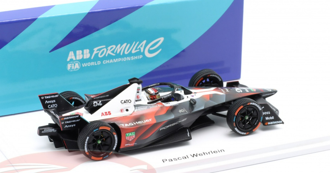 1/43 Spark Formula E TAG HEUER PORSCHE FORMULA E TEAM No.94  Winner Diriyah ePrix I Pascal Wehrlein Car Model