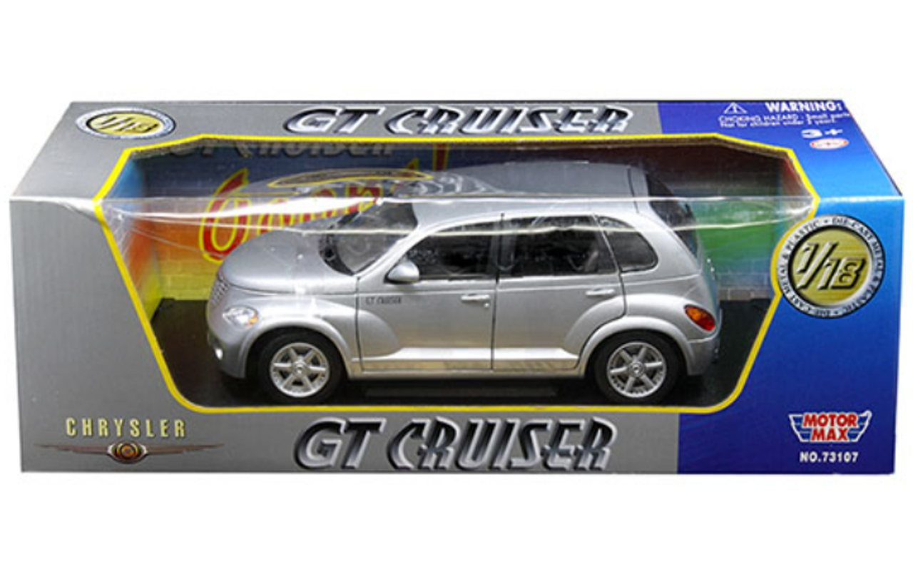 1/18 Motormax Chrysler GT Cruiser (Metalic Silver) Diecast Car Model