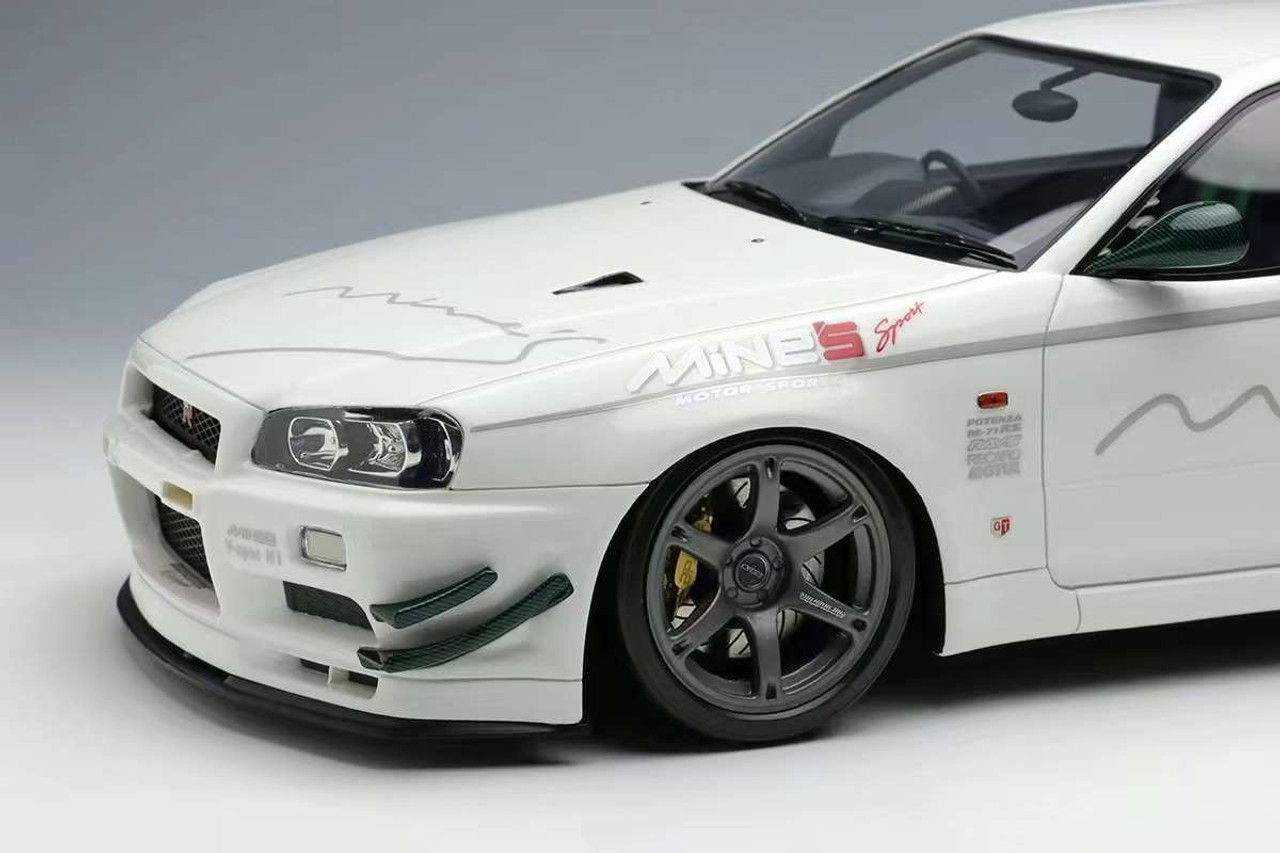 1/18 Make Up 2021 Mine's Nissan Skyline GT-R R34 (BNR34) V-Spec N1 