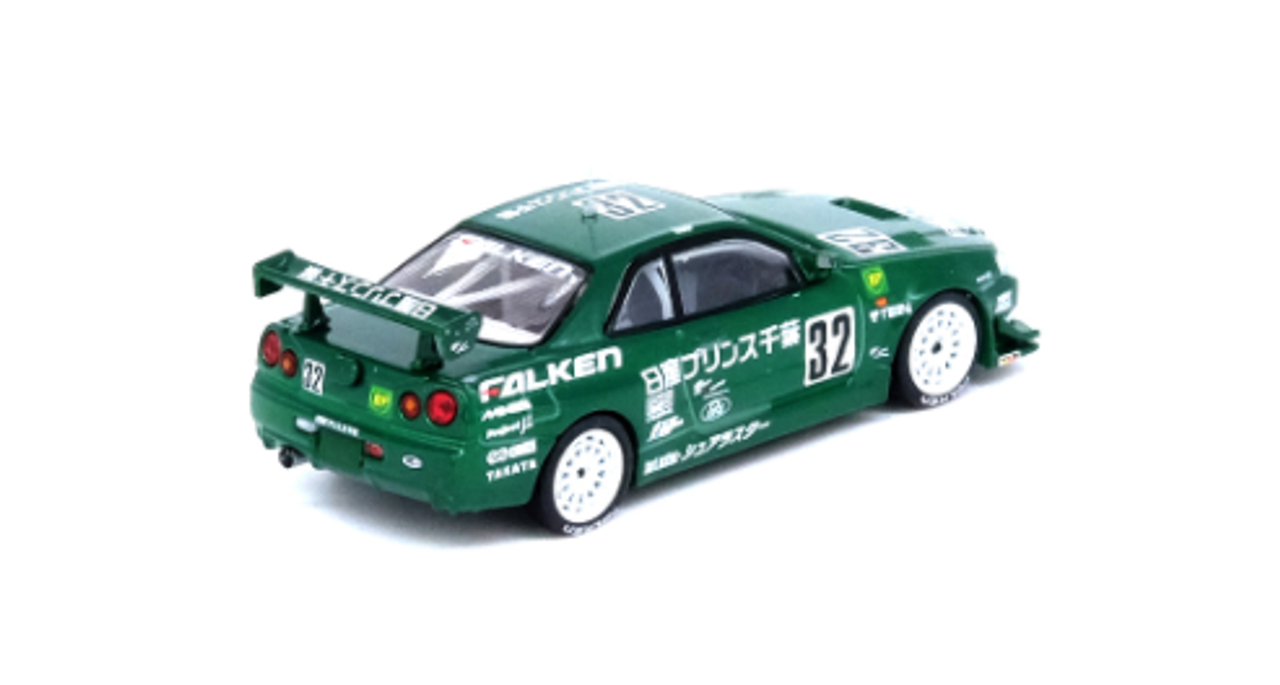 1/64 INNO NISSAN SKYLINE GT-R (R34) #32 "PRINCE CHIBA FALKEN" Super Taikyu 1999 Class 1 Overall Winner