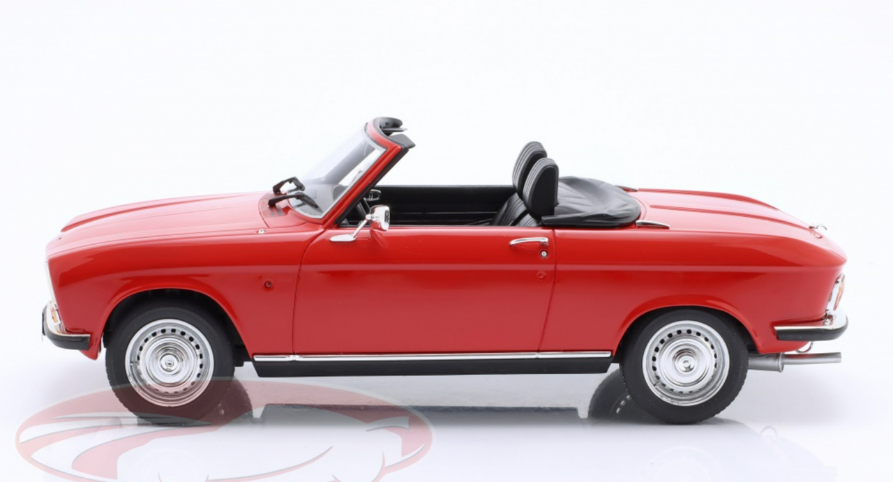 1/18 Cult Scale Models 1973 Peugeot 304 Convertible (Red Metallic) Car Model