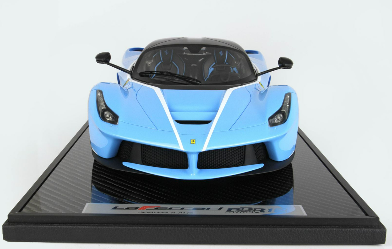 1/12 BBR Ferrari LaFerrari Tailor Made (Baby Blue) Resin Car Model Limited 40 Pieces