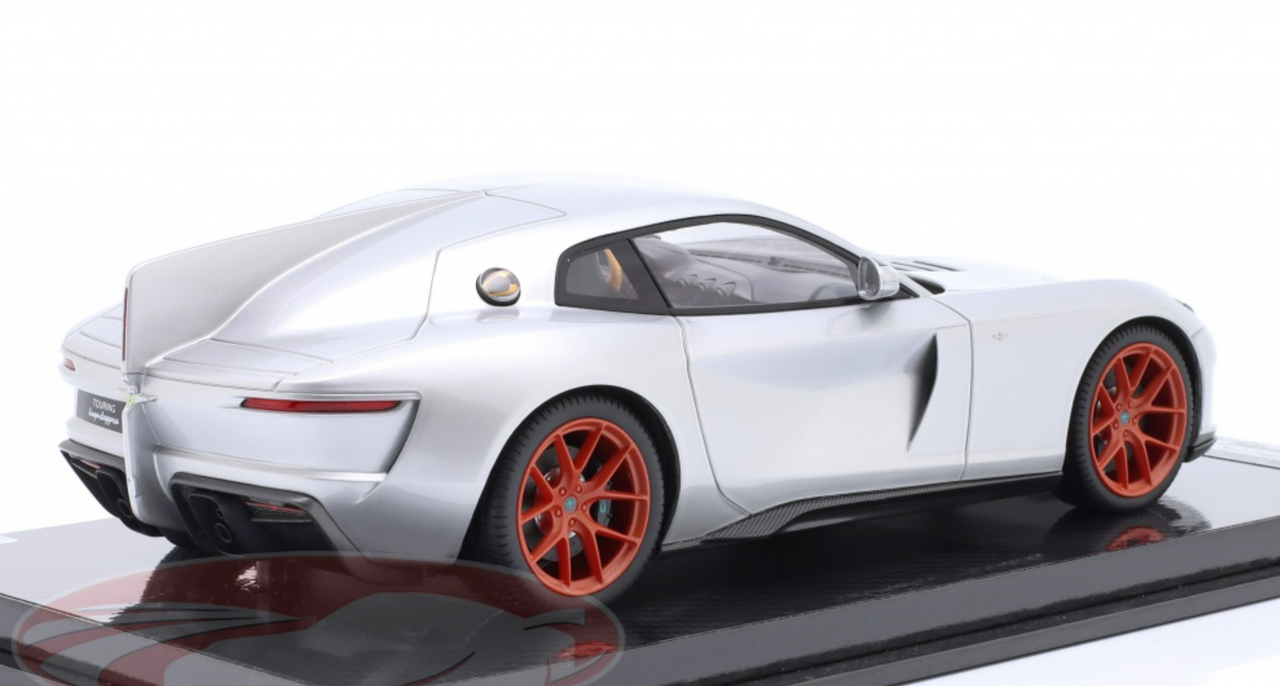 1/18 Tecnomodel 2021 Aero3 by Touring Superleggera (Silver Metallic) Resin Car Model Limited 55 Pieces