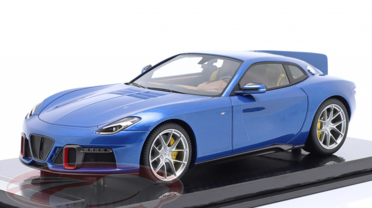 1/18 Tecnomodel 2021 Aero3 by Touring Superleggera Tour de France (Blue Metallic) Resin Car Model Limited 55 Pieces