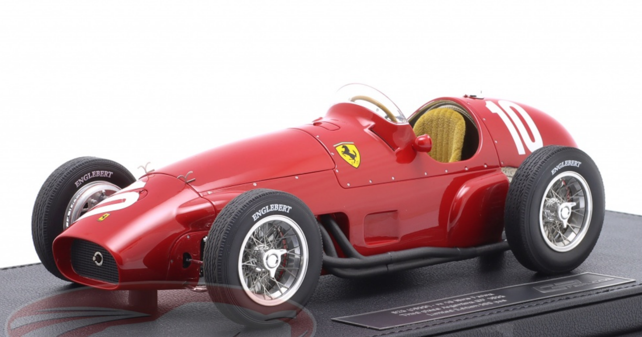 1/18 GP Replicas 1955 Formula 1 Giuseppe "Nino" Farina Ferrari 625F1 #10 3rd Argentinian GP Car Model