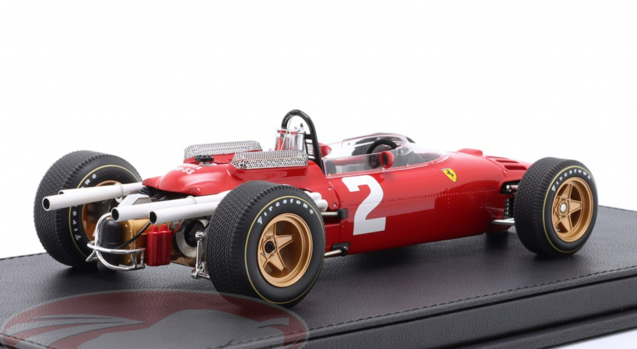 1/18 GP Replicas 1966 Formula 1 Lorenzo Bandini Ferrari 312 #2 Italian GP Car Model