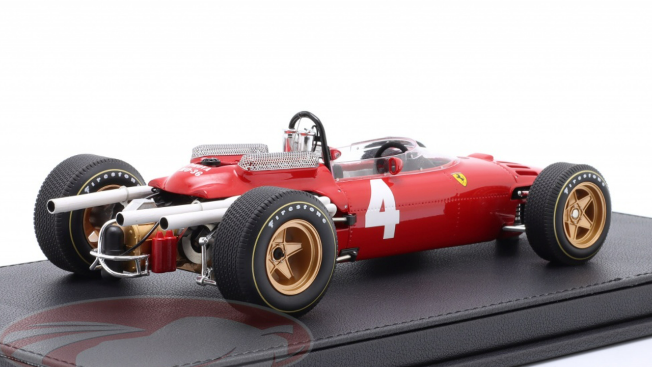 1/18 GP Replicas 1966 Formula 1 Mike Parkes Ferrari 312 #4 2nd Italian GP Car Model