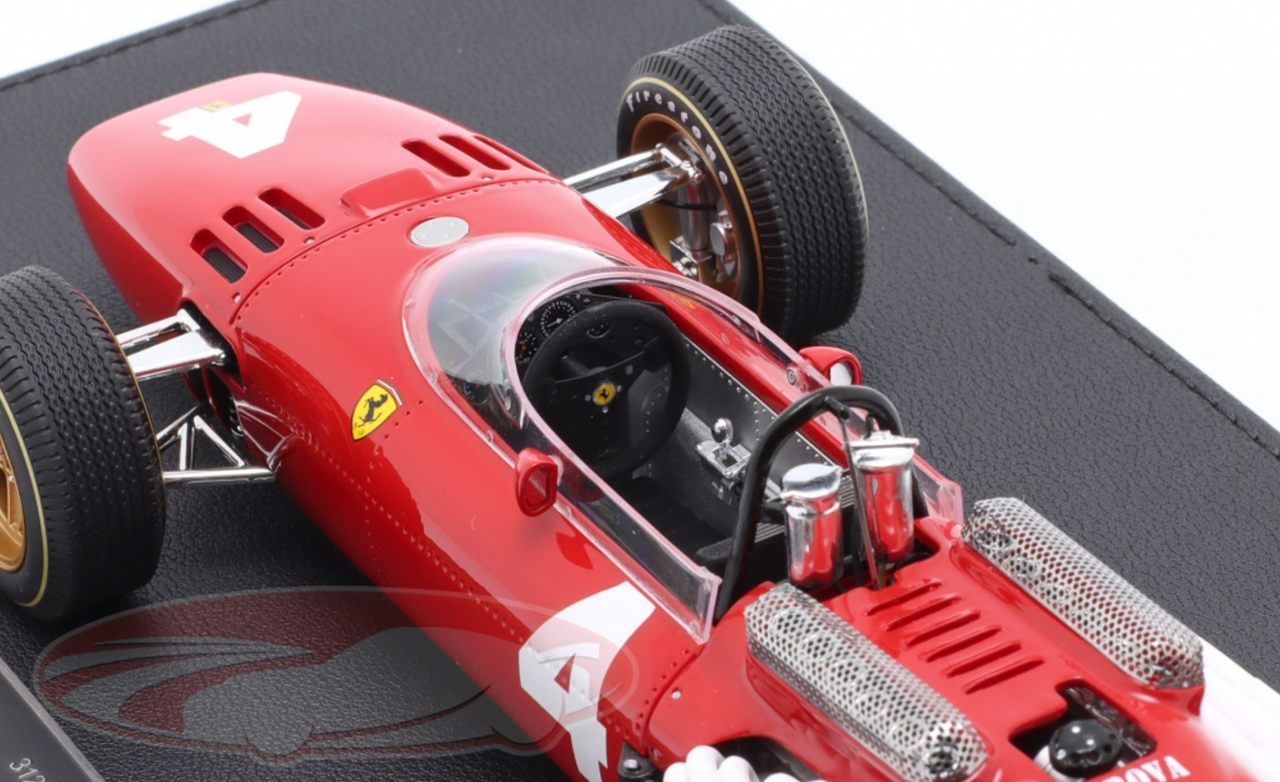 1/18 GP Replicas 1966 Formula 1 Mike Parkes Ferrari 312 #4 2nd Italian GP Car Model