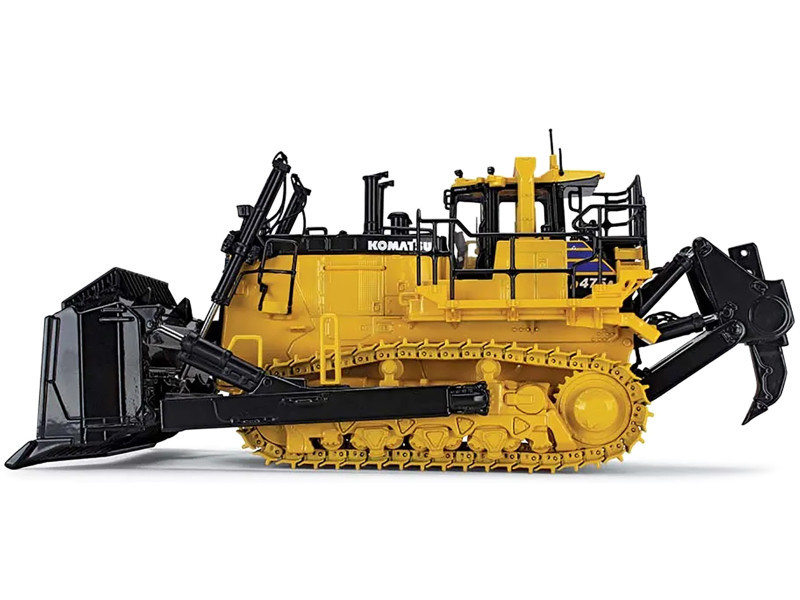 Komatsu D475A-8 Dozer with Ripper Yellow 1/50 Diecast Model by