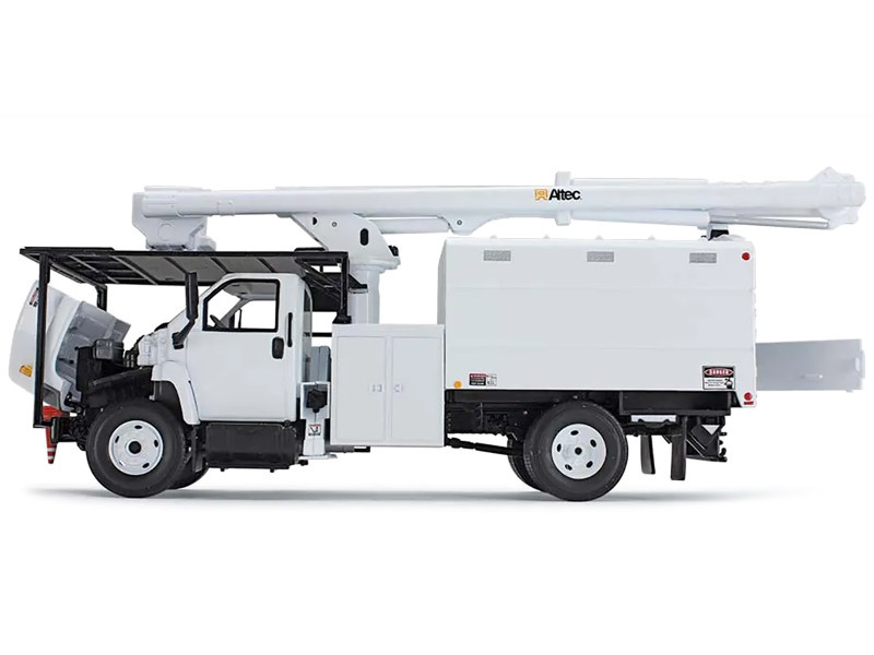 GMC C7500 Tree Trimming Truck White 