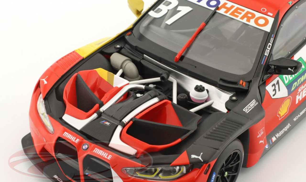 ミニチャンプス 1/18 BMW M4 GT4 DTMチャンピオン 22 リンデ - ミニカー