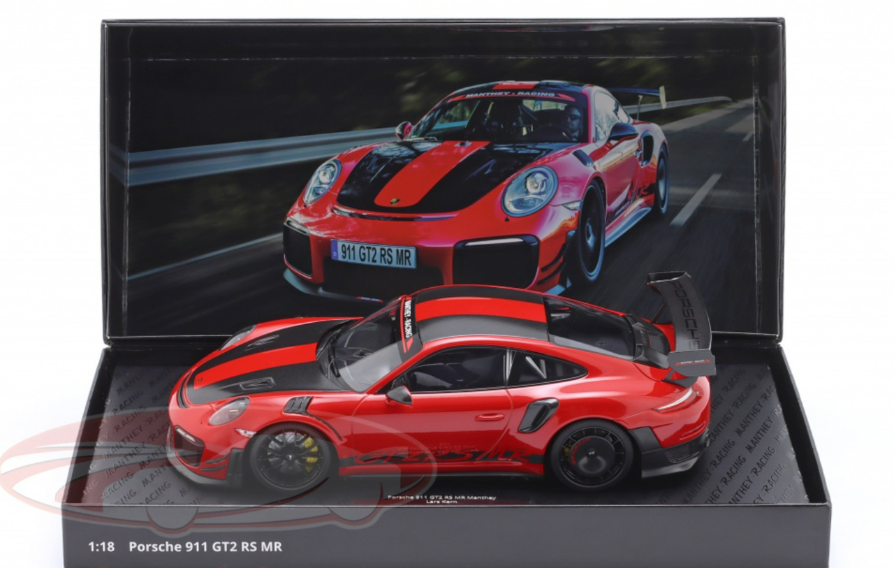 minichmaps 1/18 Porsche 911 (991.2) GT2 RS 2018 レッド Manthey 